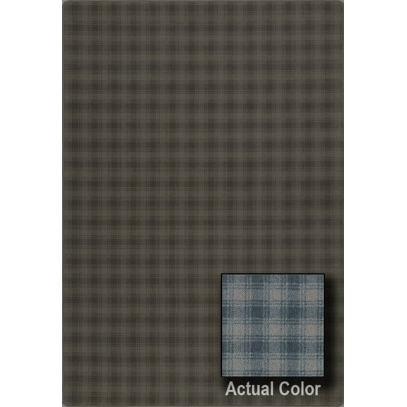 Milliken Imagine Area Rug HICKORY RUN Hickory Run Lumberjack Plaid Boxes 2' 8" x 3' 10" Rectangle