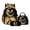 Bee Moon Daisy Honeycomb, variant on Xoenoiee Music Note Plaid Print Backpack for Teen Girls Backpack with Lunch Box and Big Pencil Case 3PCS Bookbag Set 17 inch Sturdy School Bag with Side Pocket for Kids Casual Daypack Backpacks