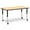 Maple/Black, variant on Jonti-Craft Ridgeline Rectangle Activity Table