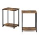 thumbnail image 4 of Mesa auxiliar Furinno Simplistic con estructura metálica, paquete de 2 unidades, pino ámbar, 4 of 6