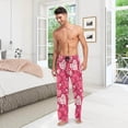 thumbnail image 6 of GZHJMY Valentine's Day Pajama Pants for Men, Lounge Pants Lightweight Men Pajama Bottoms with Drawstring Pockets, Christmas New Year Birthday Gifts, Large, 6 of 6
