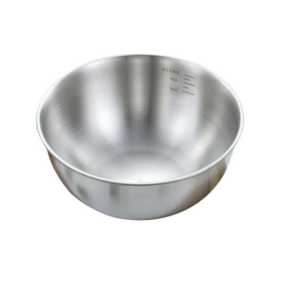 1-Piece Stainless Steel Mixing Bowl Set | Heavy-Duty Large Basin for Baking, Cooking & Food Prep | Multipurpose Kitchen Bowls for Mixing, Marinating & Serving