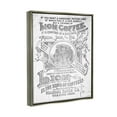 thumbnail image 3 of Stupell Industries Vintage Lion Coffee Poster Graphic Art Luster Gray Floating Framed Canvas Print Wall Art, Design by Lil' Rue, 3 of 6