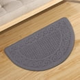thumbnail image 4 of Entrance Semicircular Floor Mat, Non-slip Door Mat, Easy to Clean Carpet, Solid Color, for Outdoor & Indoor Use, Bathroom & Entryway, Durable Surface, Household Essentials, Front Door Rug, UKHBMC, 4 of 8