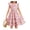 Floral in Pink, variant on Arshiner Girls Dresses Flutter Sleeve A-Line Sundress Casual Summer Tiered Swing Midi Pocket Dress