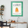 thumbnail image 2 of Stupell Industries Carrot Live Without You Pun Gray Framed Giclee Art design by Lara Beeston, 30 x 24, 2 of 8