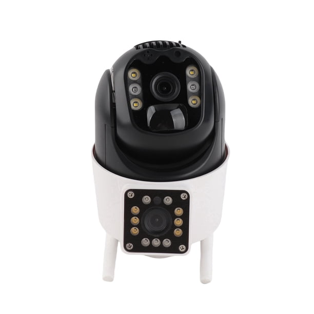 Cámaras de Seguridad Solar, Pan de 360 Pan de Vista Fuera de la Cámara de Seguridad Wifi SeguiMiento de Movimiento de la Cámara de Seguridad Lente de 3MP para El Hogar