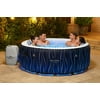 SaluSpa Hollywood AirJet Inflatable Hot Tub Spa with Color-Changing LED Lights 4-6 Person