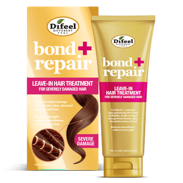 Difeel Bond & Repair Leave in Hair Treatment for Severely Damaged Hair 6 oz.
