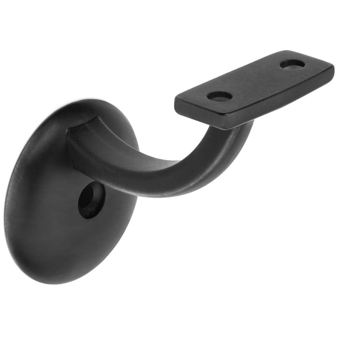 Designers Impressions Flat Black Heavy Duty Handrail Bracket 58634