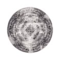 thumbnail image 3 of Unique Loom Aarhus Collection Area Rug - Medallion (5' 3" Round Gray/Ivory), 3 of 7
