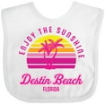 thumbnail image 3 of Inktastic Summer Enjoy the Sunshine Destin Beach Florida in Pink Boys or Girls Baby Bib, 3 of 4