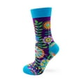 thumbnail image 3 of Fabdaz Funky Floral Women's Novelty Crew Socks Featuring Flowers, 3 of 3