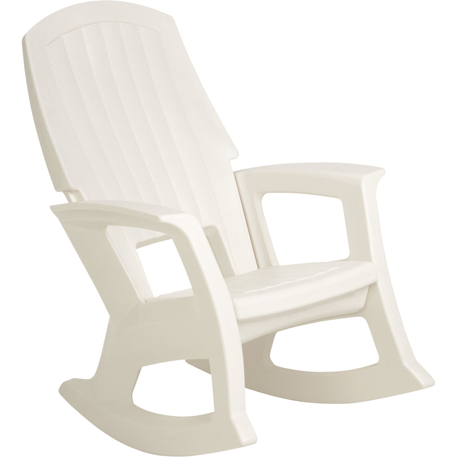 Semco Plastics Recycled White Outdoor Patio Rocking Chair 600 Lb Capacity Com Outdoor Patio Rocking Chair 600, Plastic Resin Outdoor Rocking Chairs