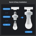 thumbnail image 3 of Light A C90-250V Wirelessly BT Connected Intelligent Light Bulbs E27 Base Socket Holder Supported Phones App Control/ Timing Times Delay Function/ Voice Control/ Sharing/, 3 of 7