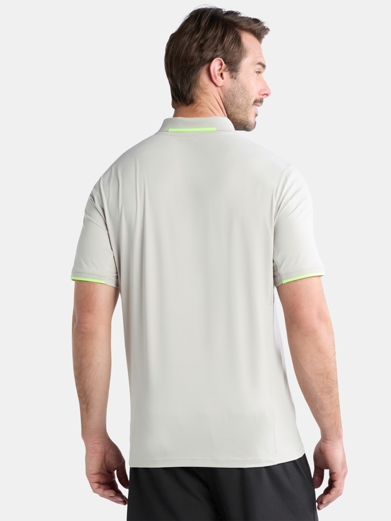 Athletic Works Men's and Big Men's Modern Tennis Polo Shirt, Sizes S-3XL