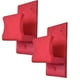 thumbnail image 1 of Ganchos De Pared Ahorrar Espacio GanLuxyRed 2 Pzs Grande 5x10cm Rojo., 1 of 2