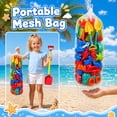 thumbnail image 4 of FVLOENG Beach Toy 31 Piece Sand Bucket Toys Shovels Set,Beaches Essentials Sandbox Mesh Bag,with Sifter,Includes Water Wheel  Tool Watering Can,Rake Molds,for Travel,Baby Kids Toddlers Age 3-10, 4 of 7
