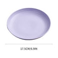 thumbnail image 3 of Vadktai 7 Inches Unbreakable Wheat Straw Plates, Reusable Plate Set, Dishwasher & Microwave Safe, Perfect for Dinner Dishes, Healthy, BPA Free & Eco-Friendly, 3 of 3