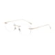 thumbnail image 4 of Gafas sin marco versátiles para adultos, modernas y ultraligeras. Oro, 4 of 9