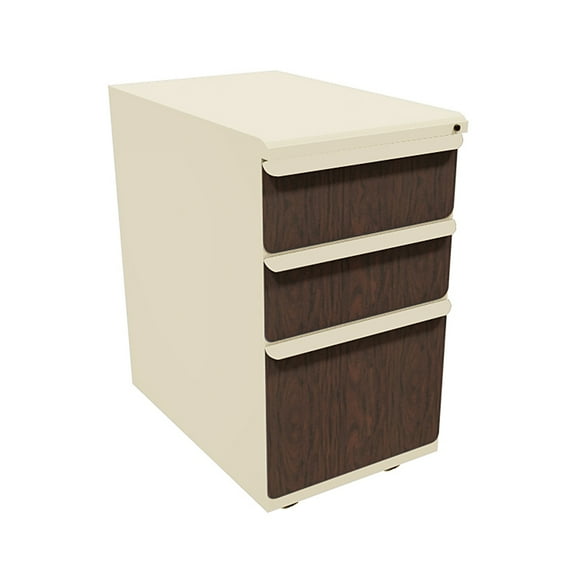 Zapf Mobile Ped, Box/Box/File, Featherstone, Figured Mahogany Fronts, 23"D