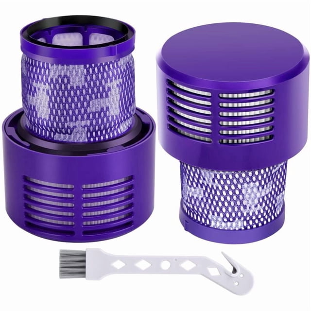 Filter for Dyson V10 SV12, 2 Replacement Filters for Dyson V10 SV12 Cyclone Series Vacuum Cleaner, V10 Absolute Animal Motorhead Total Clean SV12 Cordless Accessory DY-969082-01