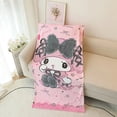 thumbnail image 3 of Toalla de playa Kawaii My Melody Kuromi Cinnamoroll, Toalla de baño bonita con forma de corazón de chica de Anime de dibujos animados para niños, para piscina, viajes, Yoga, 3 of 7