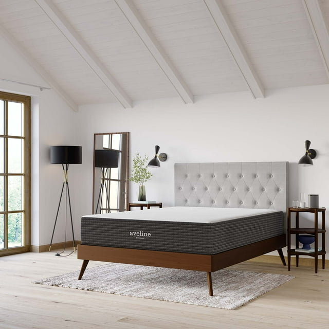 Modway Aveline Matelas Grand en Mousse Mémoire de 12 Pouces Blanc