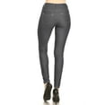 thumbnail image 3 of Women's Solid Casual Lightweight Stretchy Comfort Pocket Jean Jegging Pants S-3XL, 3 of 4