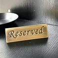thumbnail image 2 of Letreros de Reservada Soledad 10 piezas Acero inoxidable bronce, 2 of 9