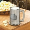 Personalized Gunmetal Beer Mug w/Pewter Medallion