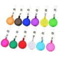 thumbnail image 2 of Porte-Badge Rétractable Robuste avec Mousqueton, Porte-Badge d'Identité avec Clip de Bobine, 2 of 4