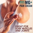 thumbnail image 5 of Mars Wellness MG+ Pain Cream - Extra Strength Magnesium and Arnica Cream - 4 OZ Tub - Sore Legs and Joints, Leg Cramps, Sports and Arthritis Pain Rub, 5 of 6