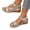 Gray, variant on Fashion Plus Size Open Toe Hook Loop Casual Sandals for Women, Orthopedic Wide Width Wedge Sandals, Arch Support Adjustable Ankle Strap Platform Low Heels Beach Shoes
