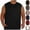 Black, variant on GERsome Men's Plus Size Workout Tank Tops Quick Dry Gym Muscle Tee Fitness Bodybuilding Sleeveless T Shirts L-5XL