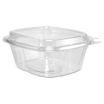Dart CH16DED 16 oz. 4.9 in. x 2.9 in. x 5.5 in. Plastic Domed Lid ClearPac SafeSeal Tamper-Resistant/Evident Containers (200/Carton)