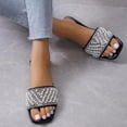 thumbnail image 5 of VerPetridure Sandals for Women Casual Summer Women Sandals Shoes Sparkly Women Sandals Flat Sandals Flip Flop Cute Sandals Dressy Beach Summer Platform Sandals, 5 of 6