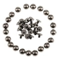 thumbnail image 3 of 20 Pieces Mushroom Dome Rivets Studs Spikes for Leather Buttons Rivets Leathercrafts accessories Craft Bag 8mm gray, 3 of 9