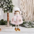thumbnail image 2 of Christmas figure angel pendant Xmas party ornament create atmosphere cloth pink Xmas, 2 of 2