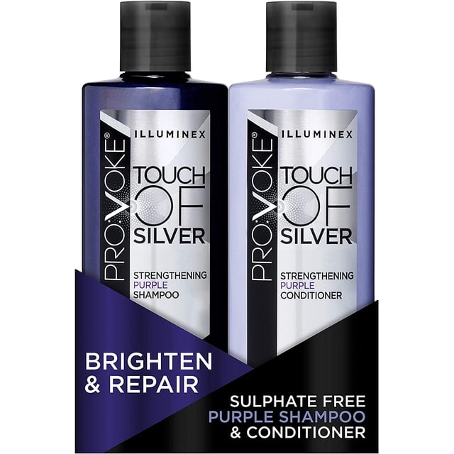 ProVoke Purple Shampoo and Conditioner Set for Colour Treated Hair – Sulfate Free Hair Toner for Blondes