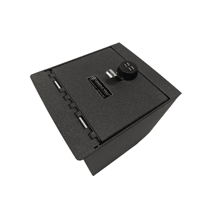 Leuxsgx460 2010-2023 Center Console Gun Safe | Barrel Key Lock - Easy 10-15 Min Installation | Heavy-Gauge Cold-Rolled Plate Steel Welded Tabs & Notch Seams | Drill-Resistant Locks | Made in USA