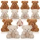 thumbnail image 3 of 12-48 piezas de mini osos de peluche pequeños de peluche a granel, oso de juguete, muñeco de oso, llaveros, decoración, regalos de fiesta para baby shower, Navidad, 3 of 5
