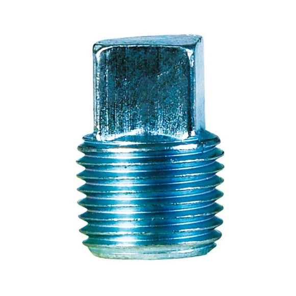 Tapón de tubo Billco de acero galvanizado 1/2" MPT