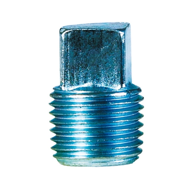 Tapón de tubo Billco de acero galvanizado 1/2" MPT