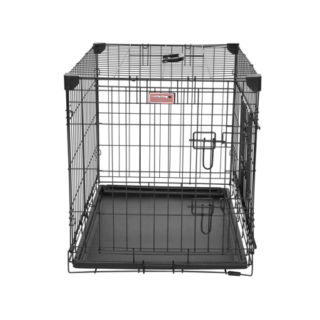 Free Shipping! Lucky Dog Sliding Double Door Dog Crate, Small, 30