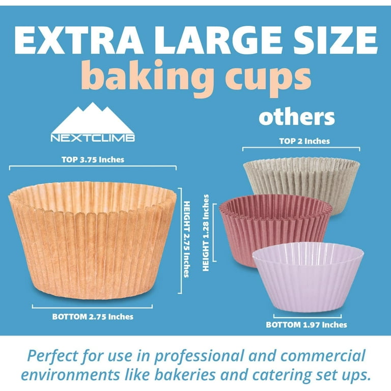 Large muffin liners hot sale
