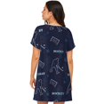 thumbnail image 3 of Hirioo Hockey Players for Women's Nightdress Comfortable Short Sleeve Nightwear Casual Sleep Dress, 3 of 8