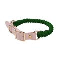 thumbnail image 1 of Ensemble de Laisse Colorée Tissée à la Main pour Chien, Collier pour Chien en Cuir, 1 of 2