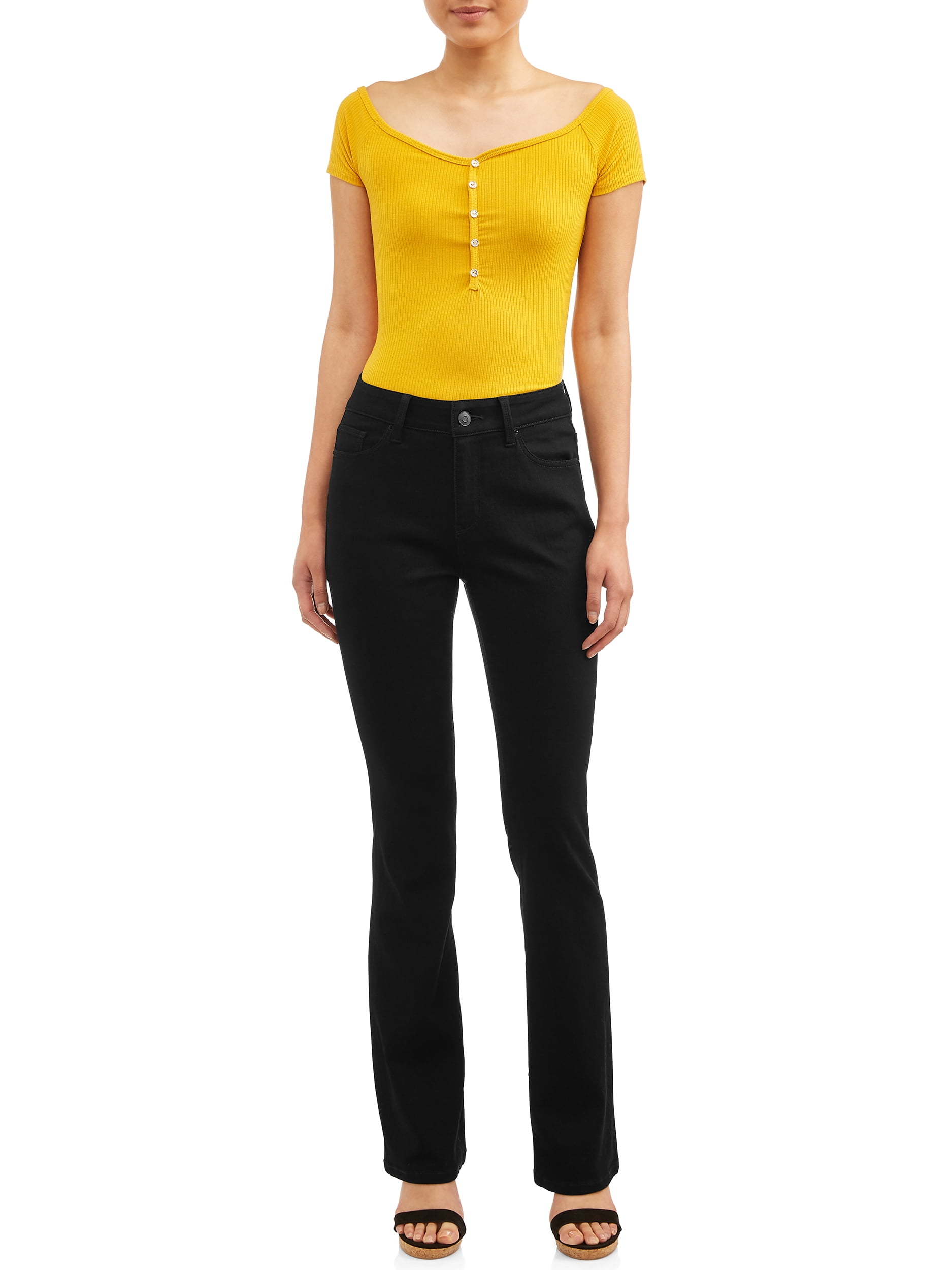 no boundaries black bootcut pants