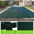 thumbnail image 4 of ColourTree 16' x 40' Inground Pool Safety Cover - Rectangle Green High Strength Mesh, Triple Stitched & Rain Permeability, Installation Hardware Included, Life Time Warranty (We Make Custom Size), 4 of 11